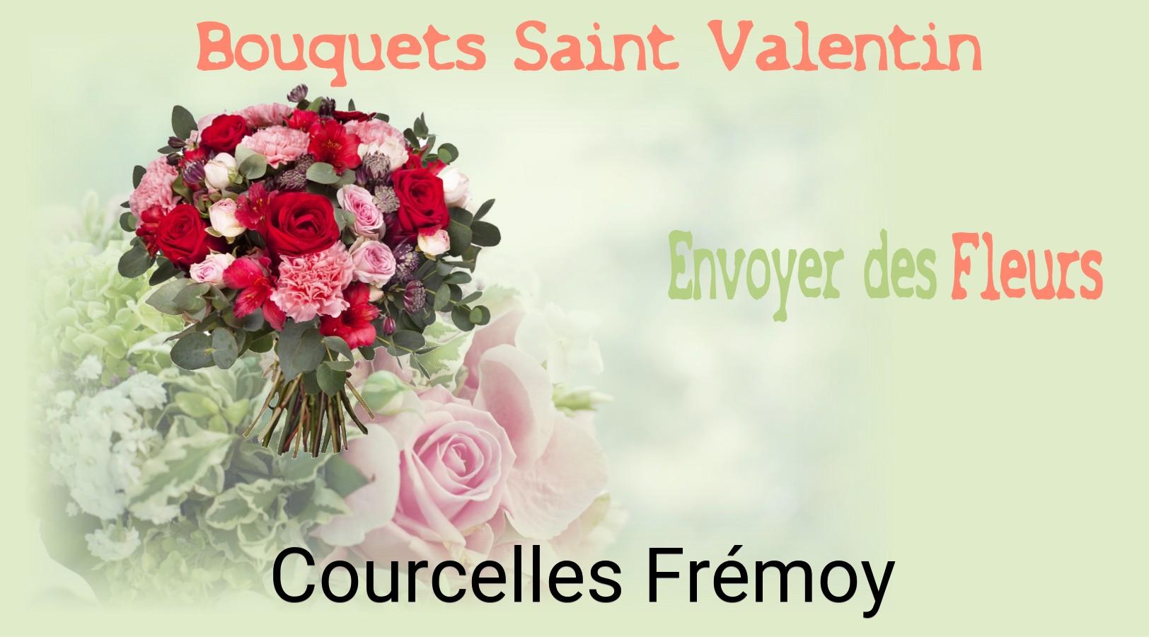 Roses de Saint-Valentin livrées à Courcelles-Frémoy